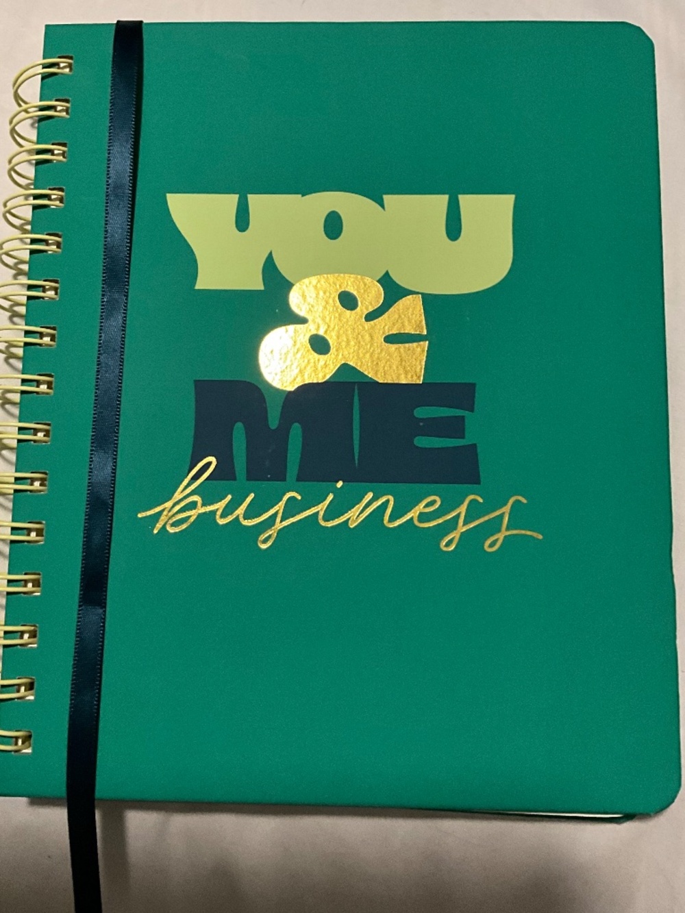 Tabitha Brown x Target Green Spiral Journal - Unused!